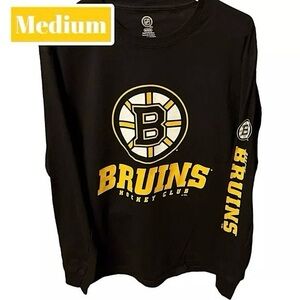 Mens NHL Boston Bruins Long Sleeve T-Shirt Mens NHL Bruins Long Sleeve TShirt MD